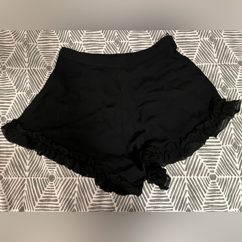 KHAITE 100% silk Rory shorts